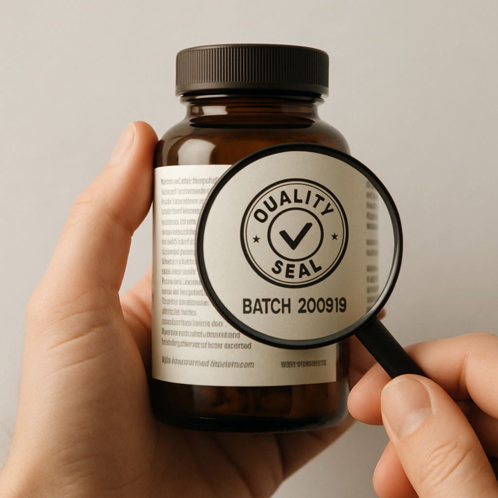 Consument controleert kwaliteitscertificaat op NMN supplement — zo koop je betrouwbare NMN