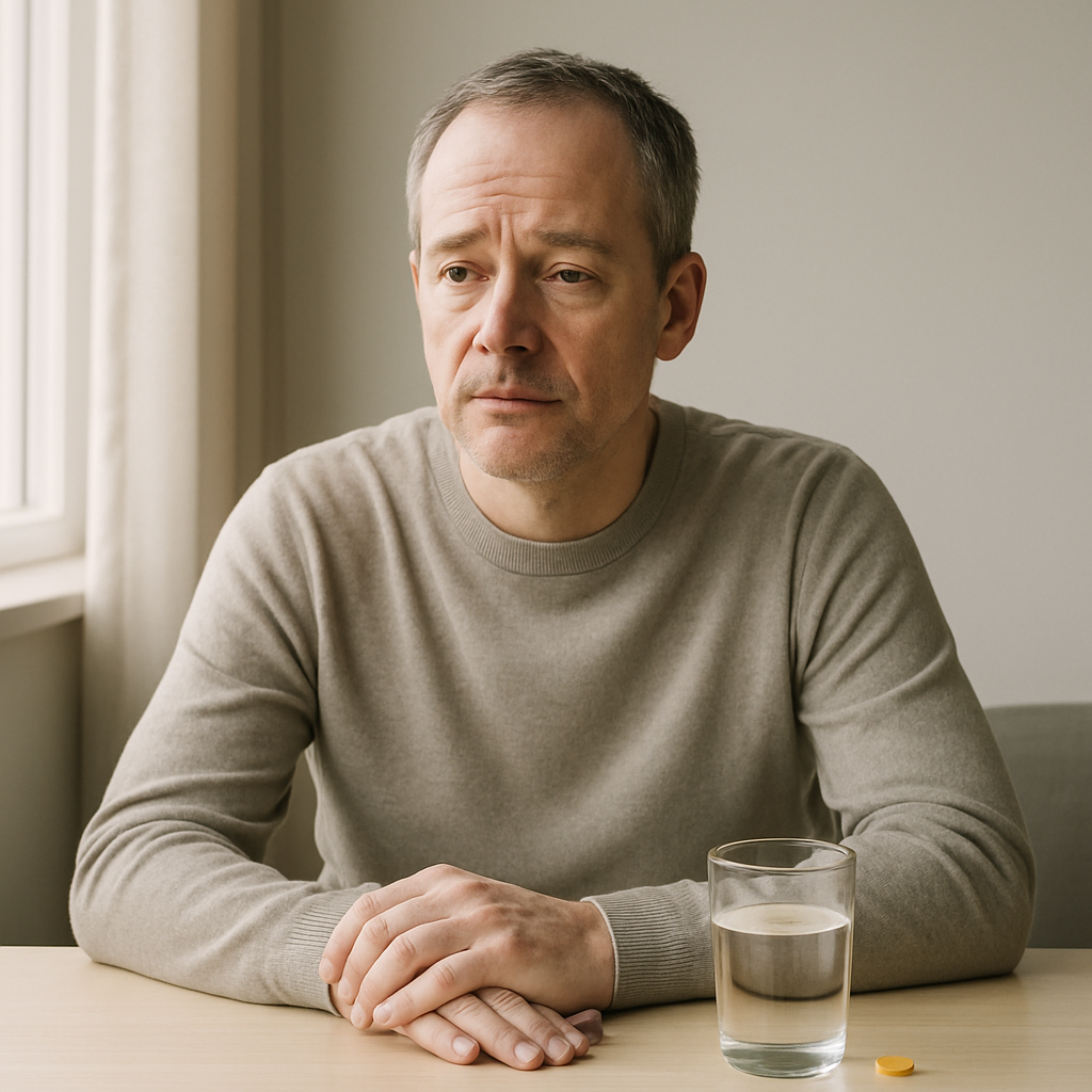 Een persoon start een NMN kuur in de eerste maand met rustige, realistische verwachtingen