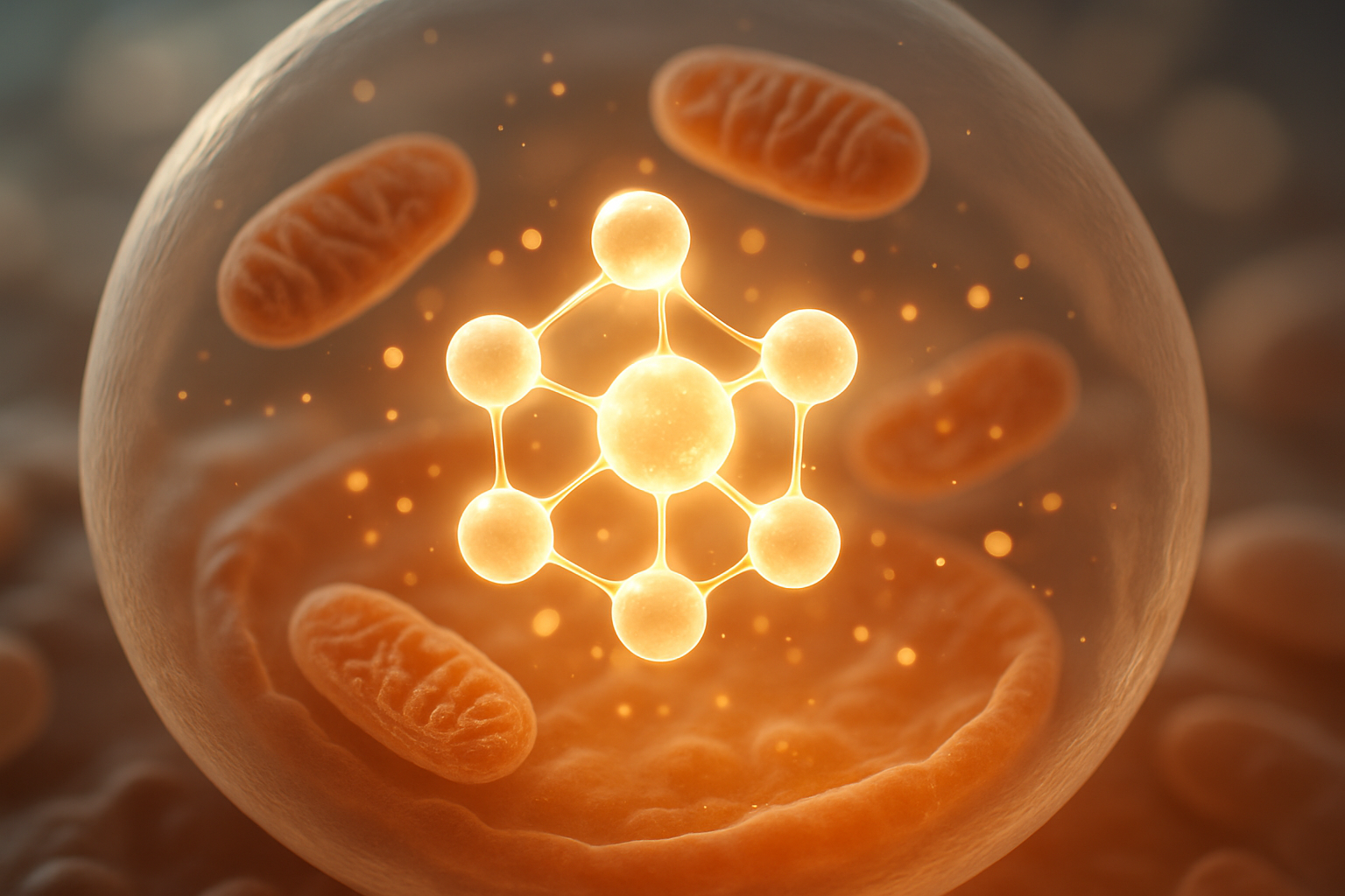 Moleculaire structuur van NMN in een menselijke cel – wat is NMN en hoe werkt het